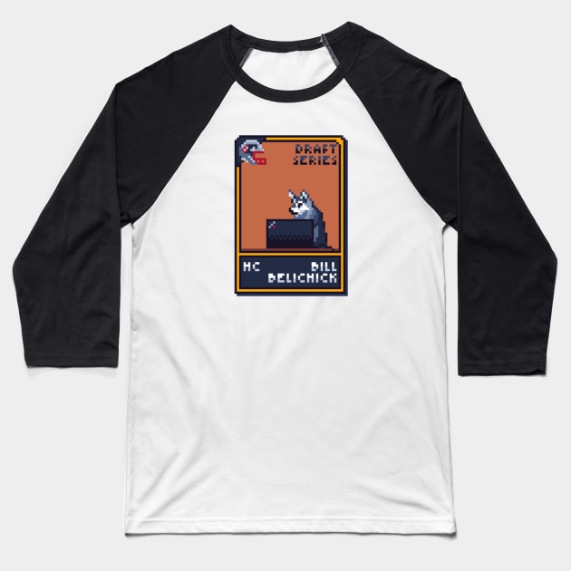 Belichic 8 bit Baseball T-Shirt by Roti Kodok Art